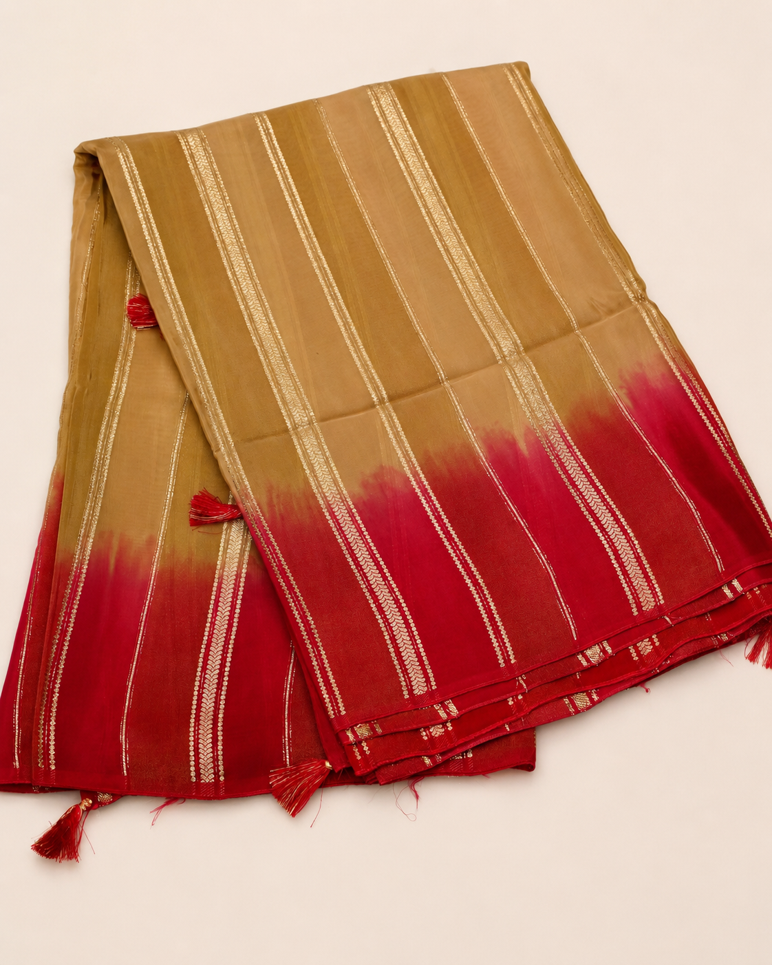 Tarangini Pink Tissue Partywear Saree