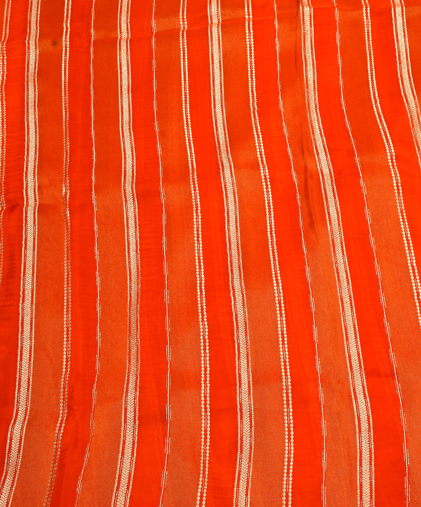 Tarangini Orange Tissue Partywear Saree